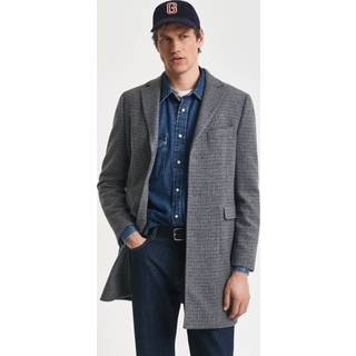 GANT Herre Tofarvet uldfrakke (M) Sort