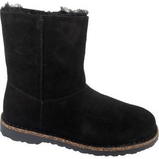 Birkenstock Women's Uppsala Zip Shearling Leve R Black, 41