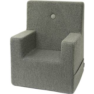 By KlipKlap KK Kids Chair XL Dusty Green Bouclé M. Light Green Knap