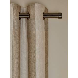 Next Vævede gardiner med hulmønster og blokstriber