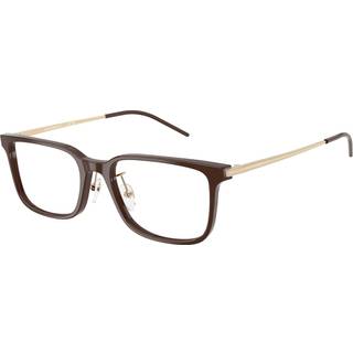 Emporio Armani Mand EA3275D 6336 Optiske stel Acetat Brun Transparent Firkantet Normal