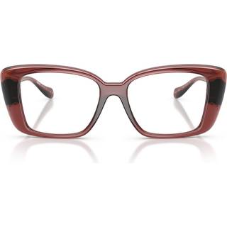 Versace Kvinde Versace VE3385U 5539 Optiske stel Injiceret Rød Transparent Firkantet Normal