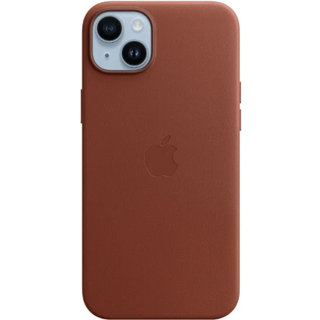 iPhone 14 Plus Leather Case med MagSafe - Umber