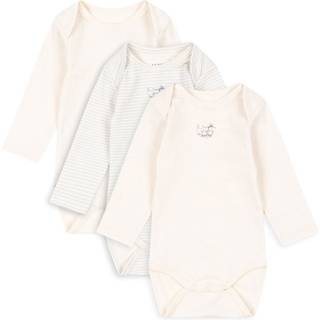 Fanga Fontana Fio Stripe 3-pack Long Sleeves Body Blue Mix  Blue Mix 12 months  Blå  12 måneder  mand