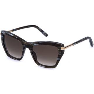 Furla Kvinde SFU983 0U25 Solbriller Acetat Havana Brun Sommerfugl Normal Nuanceret