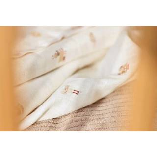 Jollein Tæppe/ Stofble i Musselin 70x70 cm 3-pak, Animal Friends