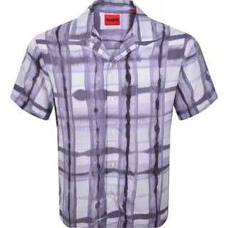 HUGO Espino Short Sleeve Shirt Purple