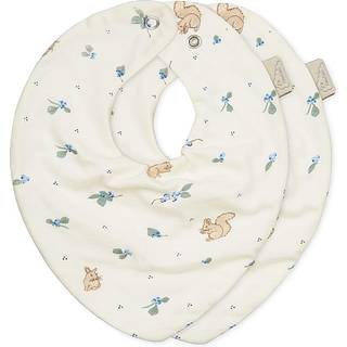 Cam Cam bandana hagesmæk jersey 2-pak GOTS - Blueberries