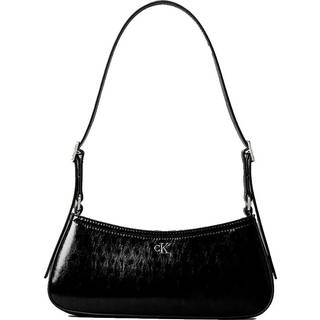 Monogram Metallic Small Shoulder Bag - Black - One Size