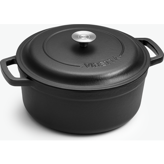 Viretta Emaljeret støbejernsgryde – Ø28 cm, 6 liter Skifersort