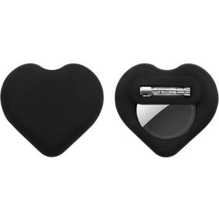 Hjerteformet silikoneholder til Apple AirTag - svart