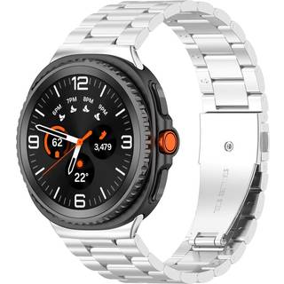 Samsung Galaxy Watch 8 / 8 Classic (40 / 44 / 46mm) - EIDERWOOD Rustfri Stål Rem - Sølv