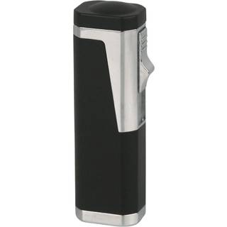 SKY SKY 3-flame Jet Cigar Lighter med Puncher, Sort