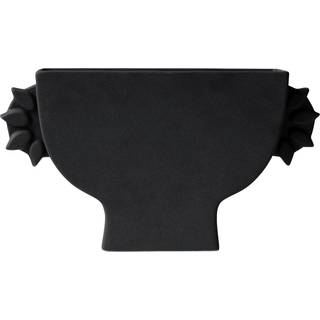 Dbkd Flat Vase Lille - Vaser Keramik Sort - 20251201BL