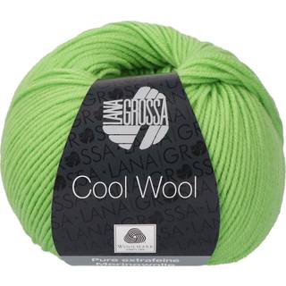 Lana Grossa Cool Wool Garn - 100 % Ren ny ekstrafine merinould Lys Grøn 0509