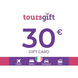 ToursGift Gift Card 30 EUR Key - IRELAND