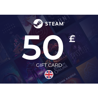 Steam Wallet Gift Card 50 GBP Key - UNITED KINGDOM