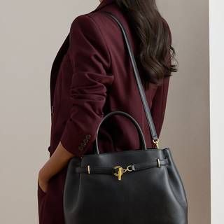 Lauren Ralph Lauren Blke Large Håndtaske sort