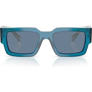 Prada Mand Prada PR B17S 24F80S Solbriller Acetat Blå Blå Firkantet Normal