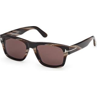 TOM FORD Mand FT1303 SMITH-02 64E Solbriller Acetat Brun Brun Firkantet Normal