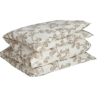 Gant Home Tree Print Double Dynebetræk 220x220 Cm - Dyner Bomuld Taupe Beige - 851033103-259