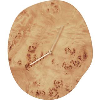 Ferm Living Melt vægur 28x33 cm Natural burl