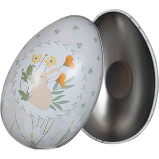 Det Gamle Apotek påskeæg i metal beige H12.4 cm