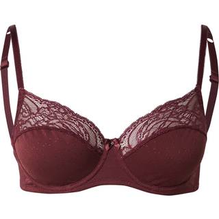 Hunkemöller Sophie BH med bøjle, rød, Størrelse: 75E, Dame