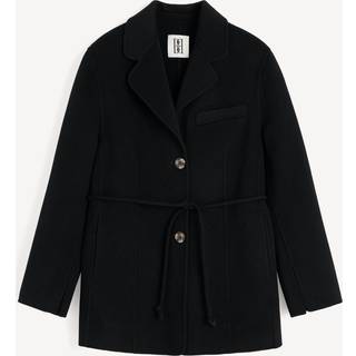 Hellen enkeltradet uldblazer - Black - 40