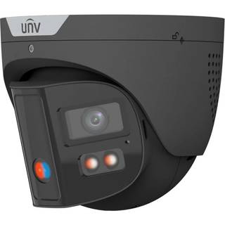 Uniview 8MP Smart-Turret IR mic/spk/lys/strobe 180°