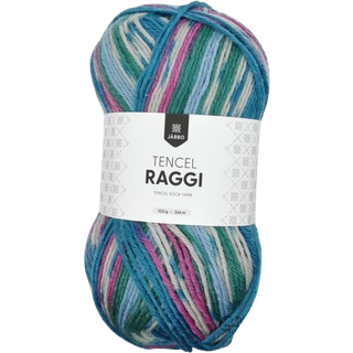 Järbo Tencel Raggi 100g 25012 Spring season Indhold: 75% uld, 25% tencel Vægt/længde: 100 g = ca. 266 meter Anbefalede pinde: 3.00 mm Strikkefasthed: 10 x 10 cm = 25 m x 33 p Vask: Håndvask / Tørres fladt.