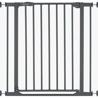 Hauck Clear Step 2 Sikkerhedsgitter, Dark Grey