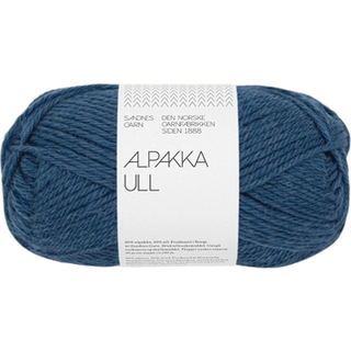 Alpakka ull Mørk Blå 6364