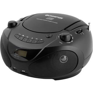 Champion Boombox Cd/radio/mp3/usb Black