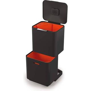 Affaldsspand Totem med separat genbrugsenhed, 2 x 30 L