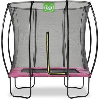 EXIT Silhouette Trampolin inkl. Sikkerhedsnet 153x214 cm, Pink