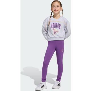 ADIDAS DISNEY MINNIE MOUSE JOGGERSÆT - Light Grey Heather / Semi Ice Tangerine - 128