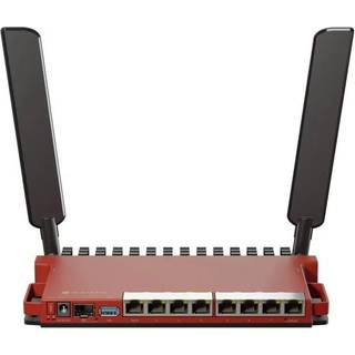 Mikrotik L009UiGS-2HaxD-IN trådløs router Gigabit Ethernet Enkelt band (2,4 GHz) Rød