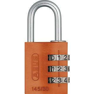 ABUS Abus hængelås m/kode 145/30 Orange
