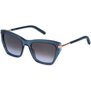 Furla SFU983 0840 56 Solbriller Kvinder Blue - Transparent Bluish Grey - 56mm