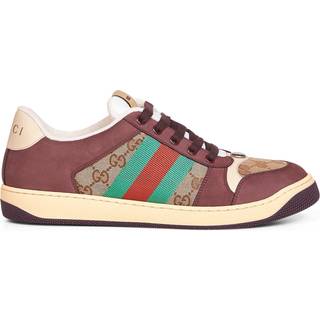 Gucci Screener GG Canvas and suede sneakers - brown - EU 44