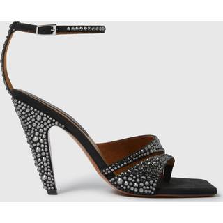 Stella McCartney - Stella Spur Crystal Hotfix Heeled Pump, Woman, Schwarz, Size: 41