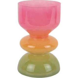 Vase Funky Vibes Ø12,5cm glas multifarvet