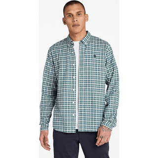 Timberland Solucell Gingham Shirt Skjorte Herrer størrelse L farve turkis