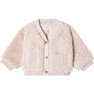 Donsje Baby Olaan cardigan - beige - M 0-3