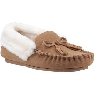 Hush Puppies Hush Puppies Brown Agnes Fur Slippers