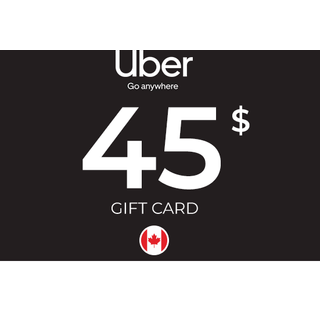 Uber Gift Card 45 CAD Key - CANADA