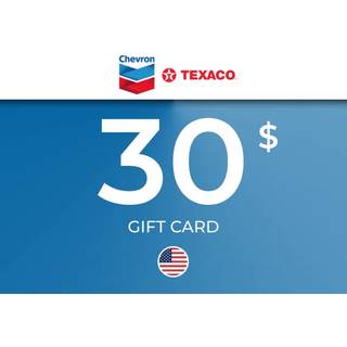 Chevron and Texaco USA Gift Card 30 USD Key - UNITED STATES
