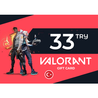 VALORANT Gift Card 33 TRY Key - TURKEY