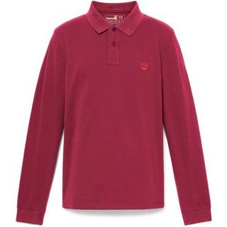 Timberland Millers River L/S Millers River Pique Polo Polo-shirt Herrer størrelse XL farve rød
